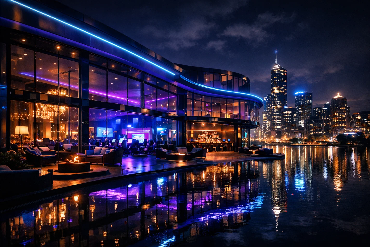 Gaming hotel background